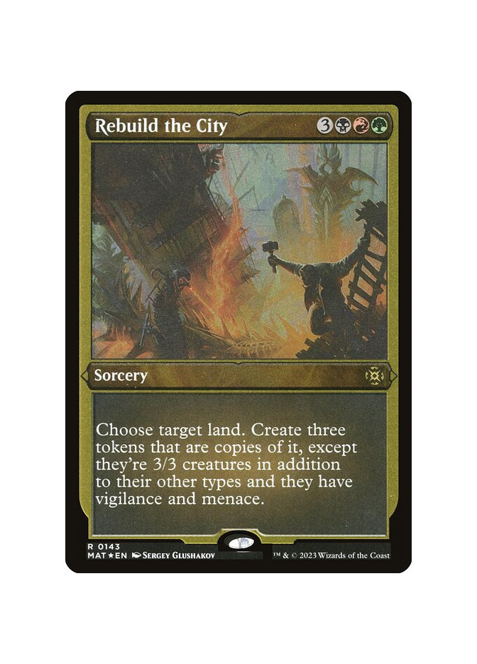Rebuild the City - Foil