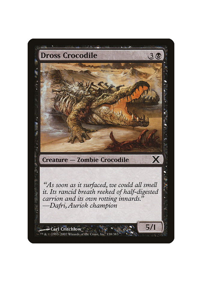 Dross Crocodile - Foil