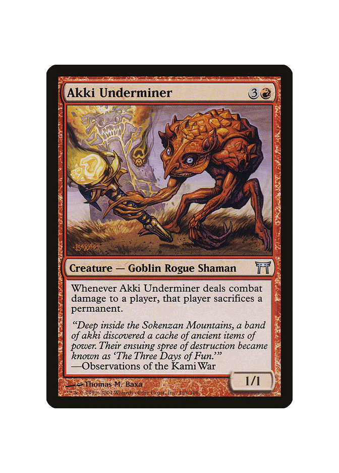 Akki Underminer - Foil