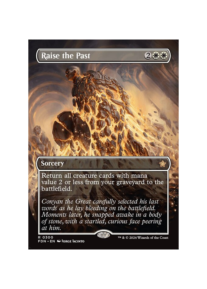 Raise the Past - Foil