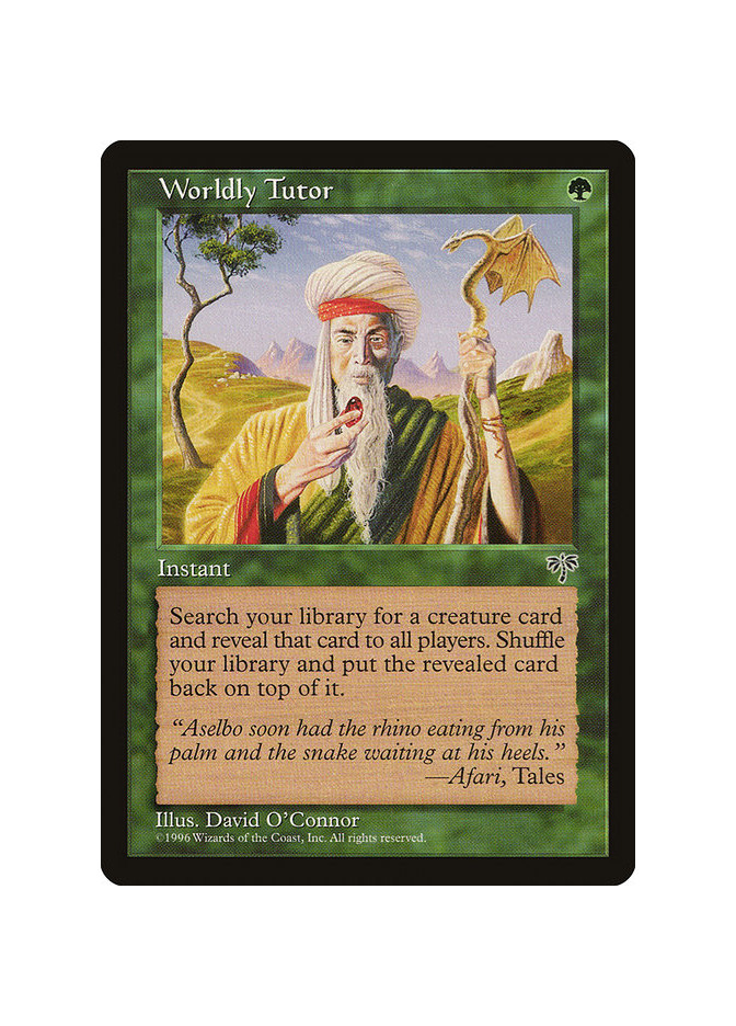 Worldly Tutor