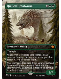 Quilled Greatwurm - Foil