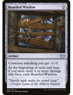 Boarded Window - Foil