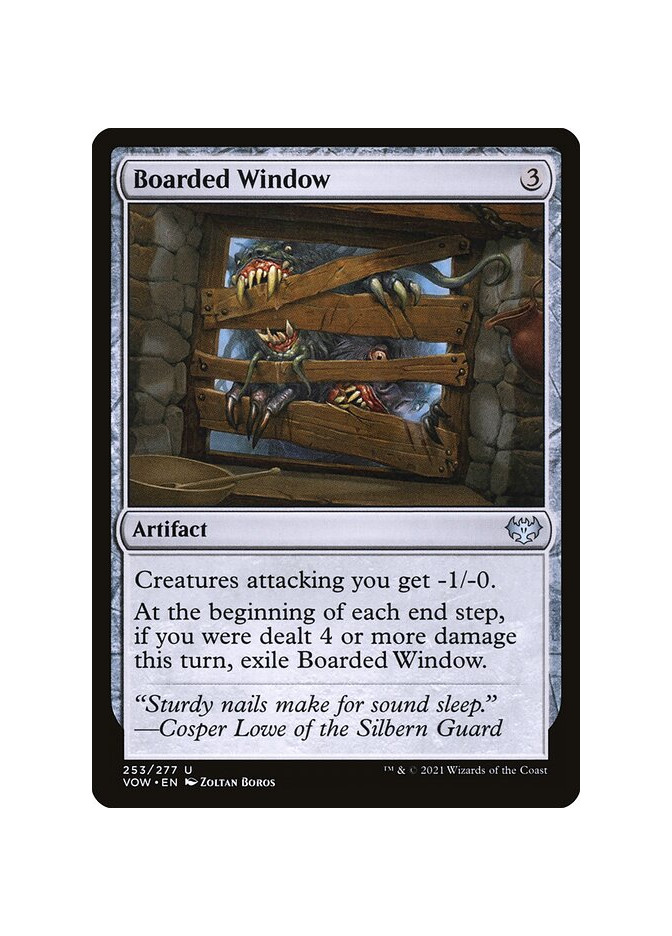 Boarded Window - Foil