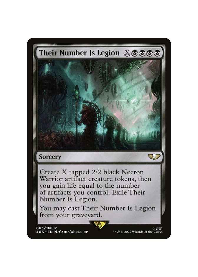 Their Number Is Legion