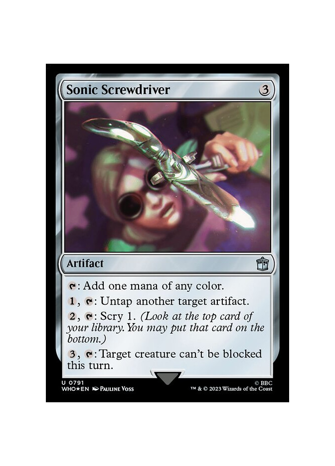Sonic Screwdriver - Foil