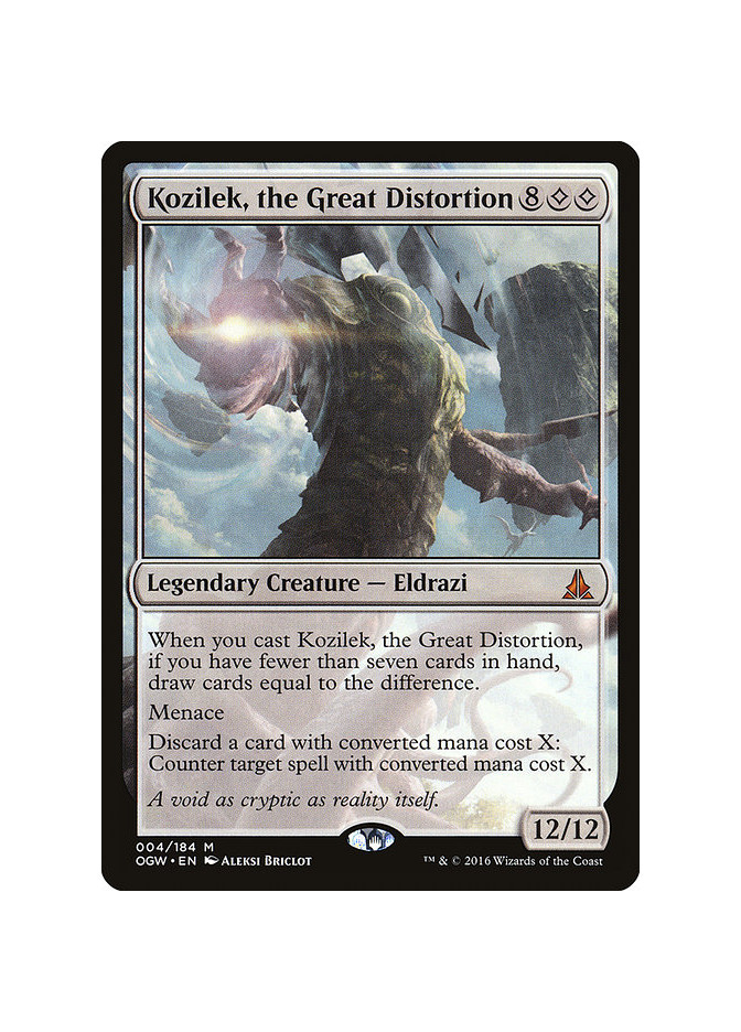 Kozilek, the Great Distortion - Foil