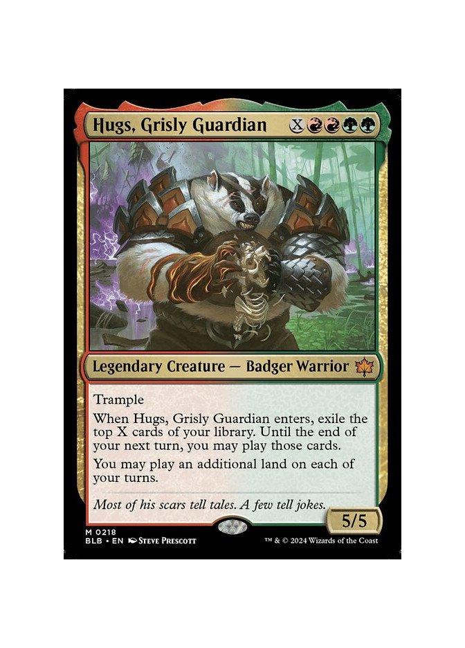 Hugs, Grisly Guardian - Foil
