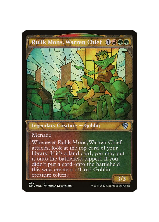 Rulik Mons, Warren Chief - Foil