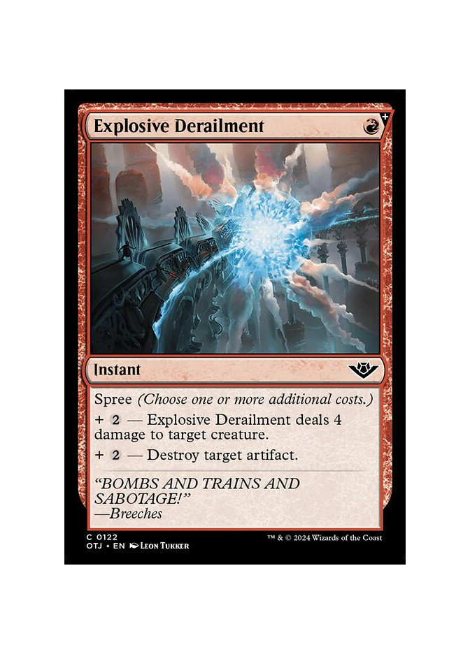 Explosive Derailment - Foil