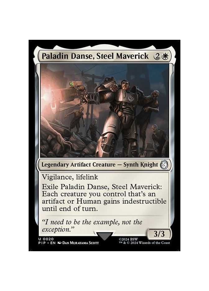 Paladin Danse, Steel Maverick - Foil