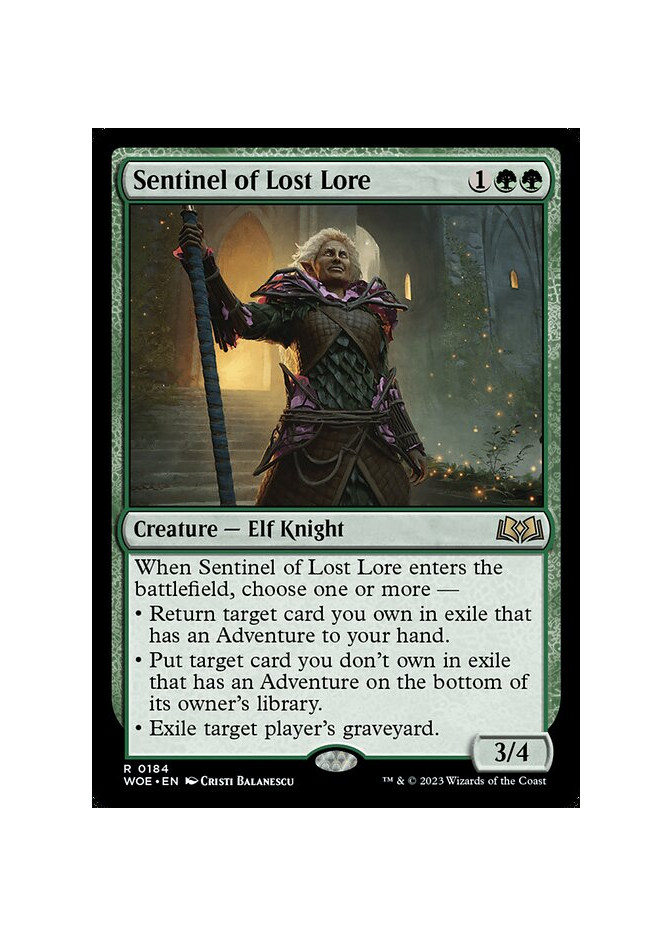 Sentinel of Lost Lore - Foil