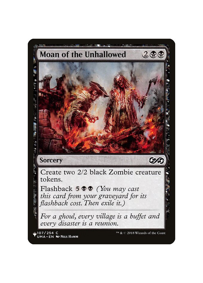 Moan of the Unhallowed