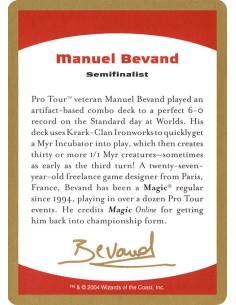 Manuel Bevand Bio