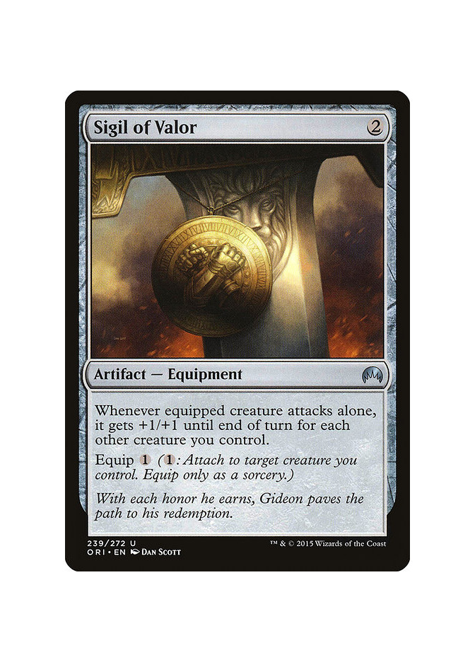 Sigil of Valor - Foil
