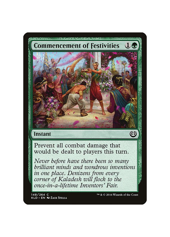 Commencement of Festivities - Foil