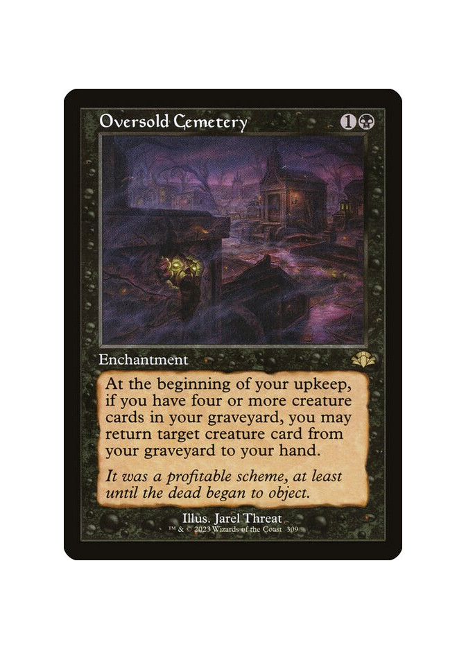 Oversold Cemetery - Foil