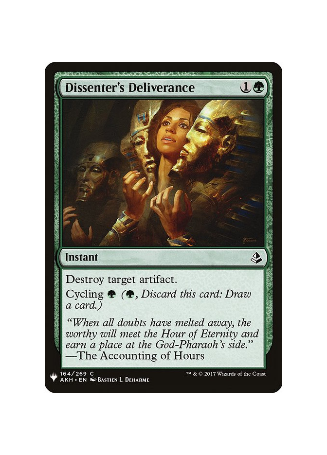 Dissenter's Deliverance