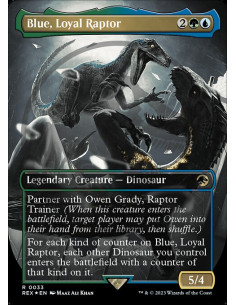 Blue, Loyal Raptor - Foil
