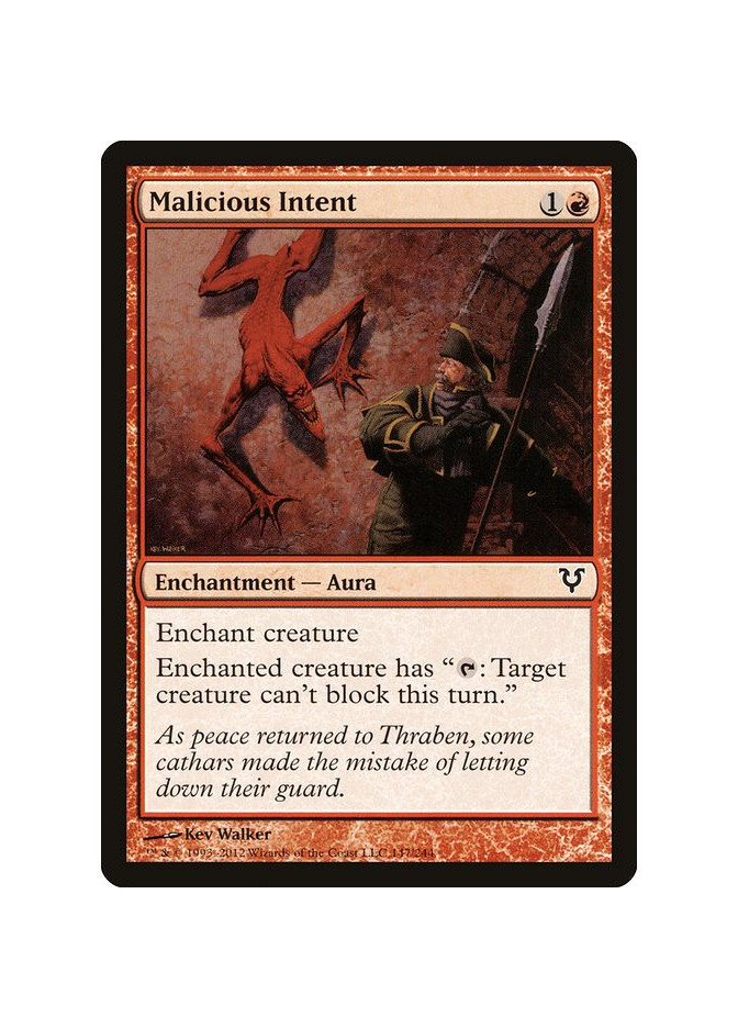 Malicious Intent - Foil