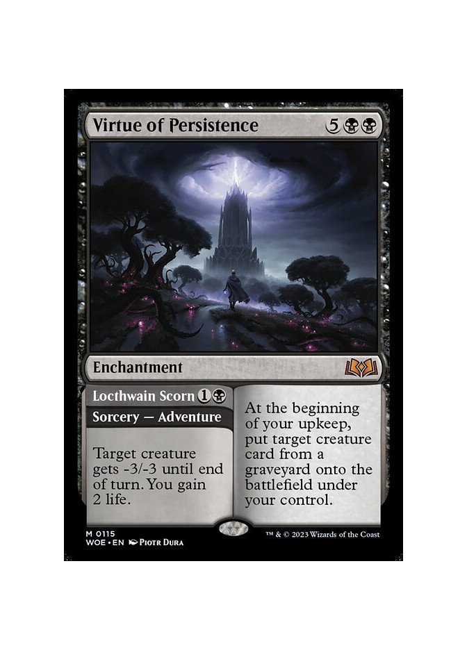 Virtue of Persistence // Locthwain Scorn
