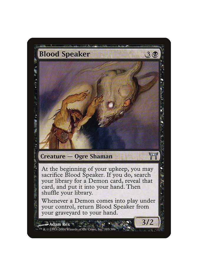 Blood Speaker - Foil