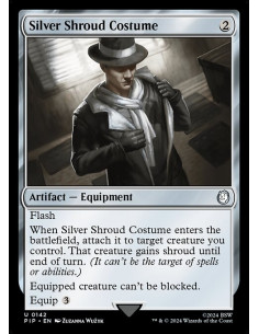 Silver Shroud Costume - Foil