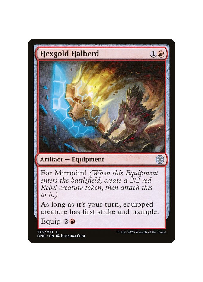 Hexgold Halberd - Foil