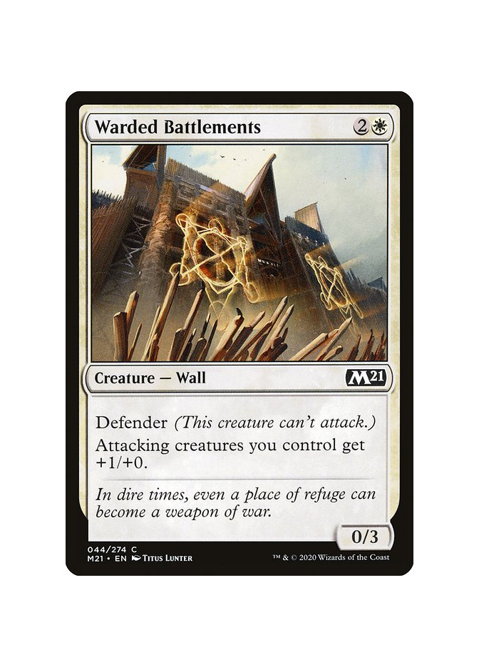 Warded Battlements - Foil