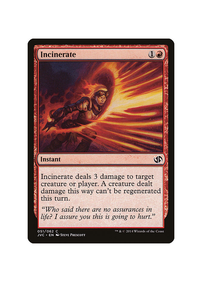 Incinerate