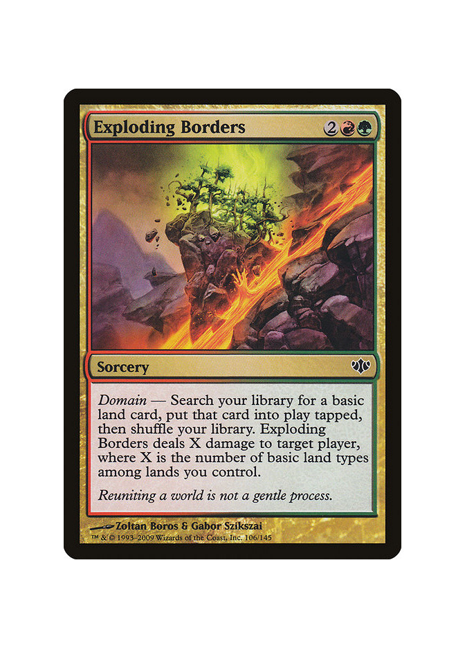Exploding Borders - Foil