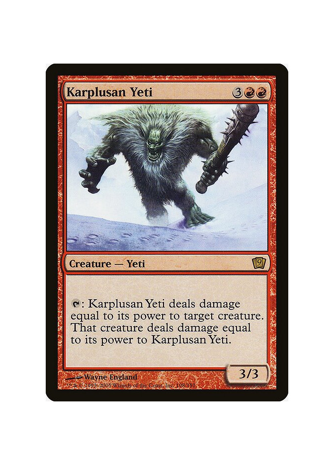 Karplusan Yeti - Foil