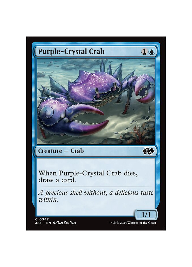 Purple-Crystal Crab
