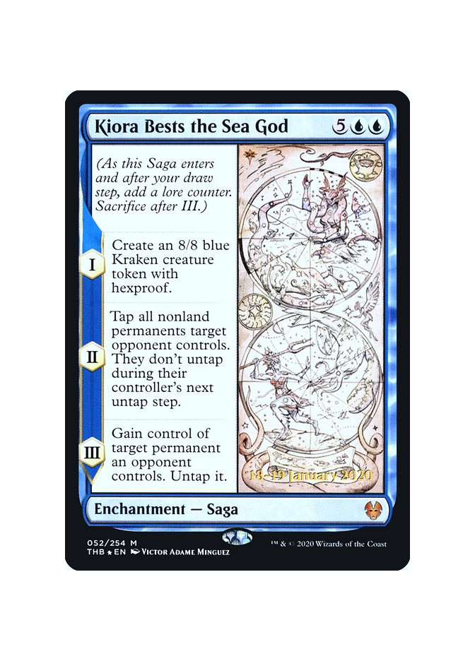 Kiora Bests the Sea God - Foil