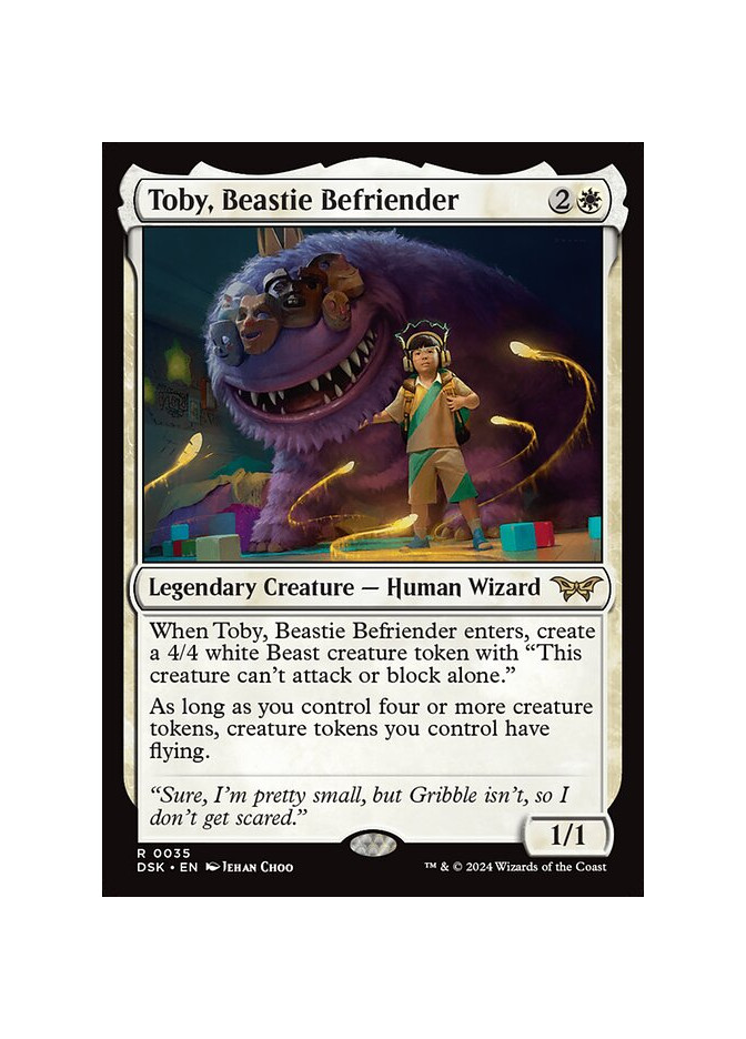 Toby, Beastie Befriender