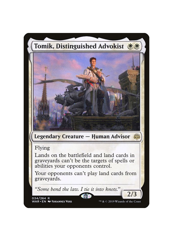 Tomik, Distinguished Advokist