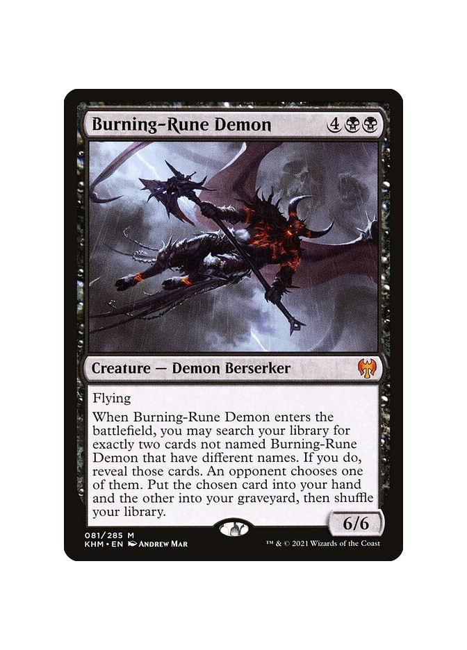 Burning-Rune Demon - Foil