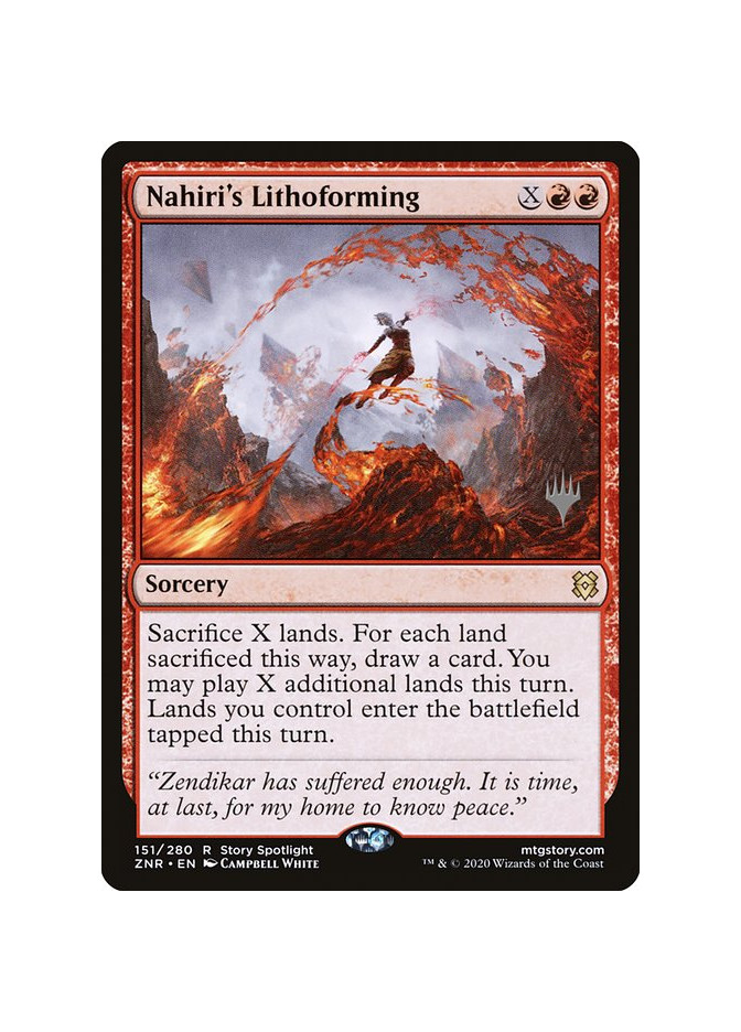 Nahiri's Lithoforming - Foil