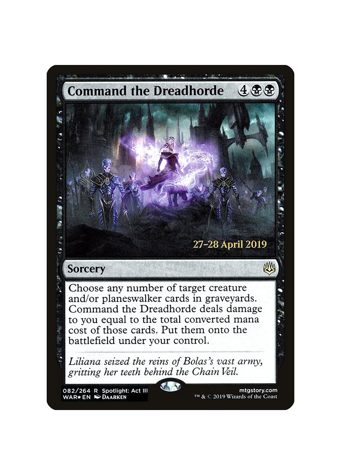 Command the Dreadhorde - Foil
