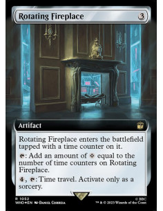 Rotating Fireplace - Foil