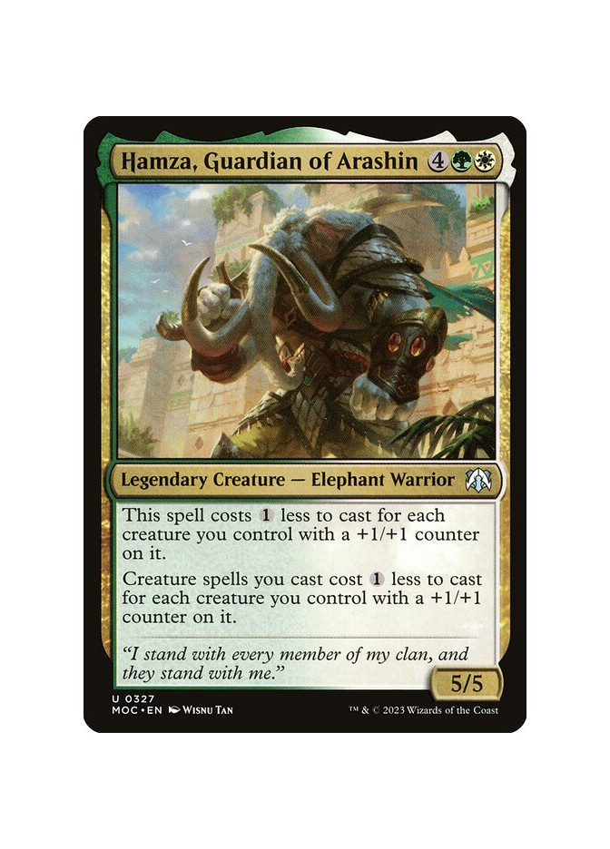 Hamza, Guardian of Arashin