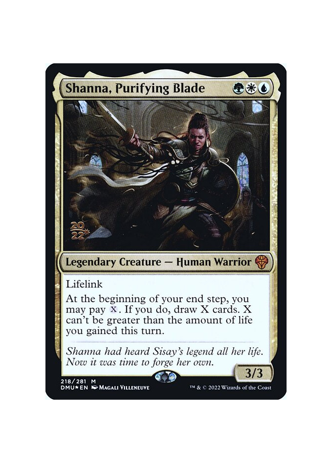 Shanna, Purifying Blade - Foil