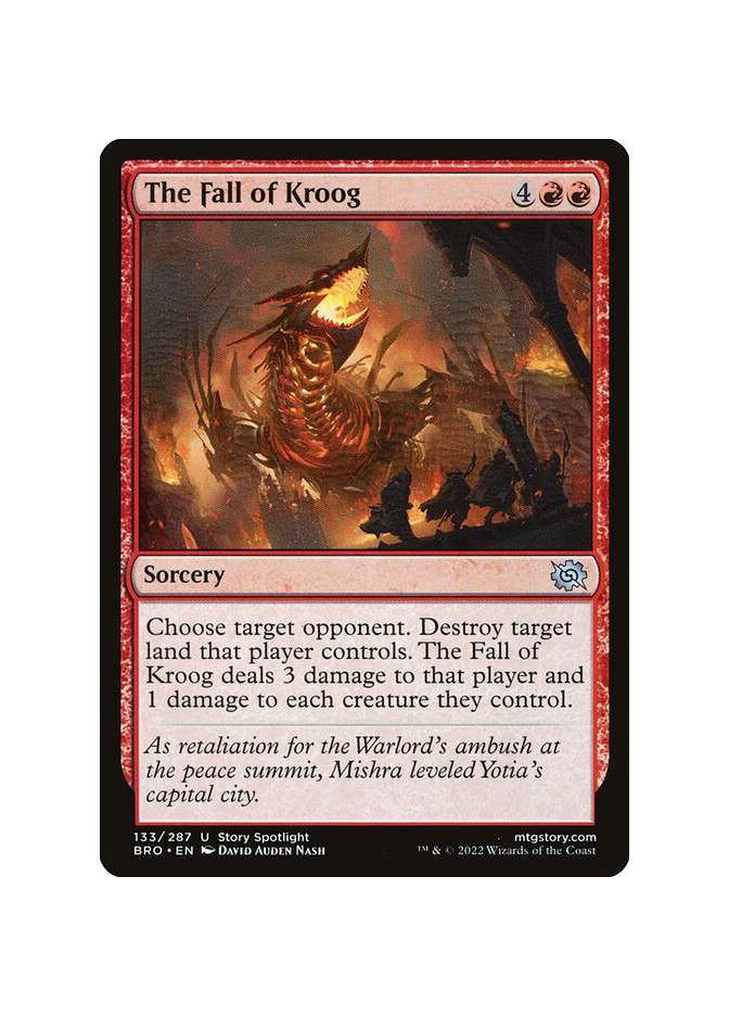 The Fall of Kroog - Foil