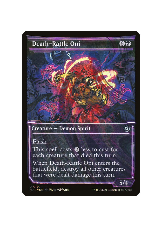 Death-Rattle Oni - Foil
