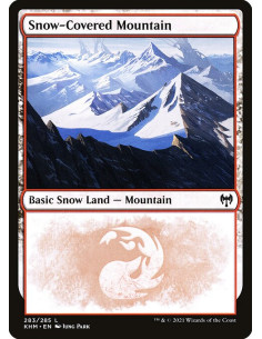Snow-Covered Mountain - Foil