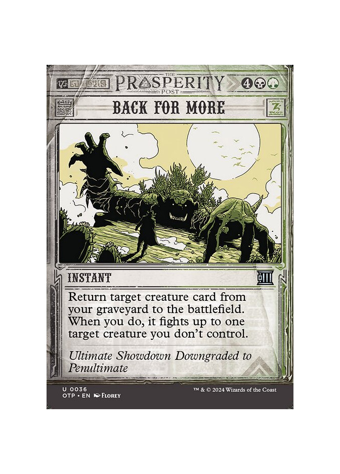 Back for More - Foil