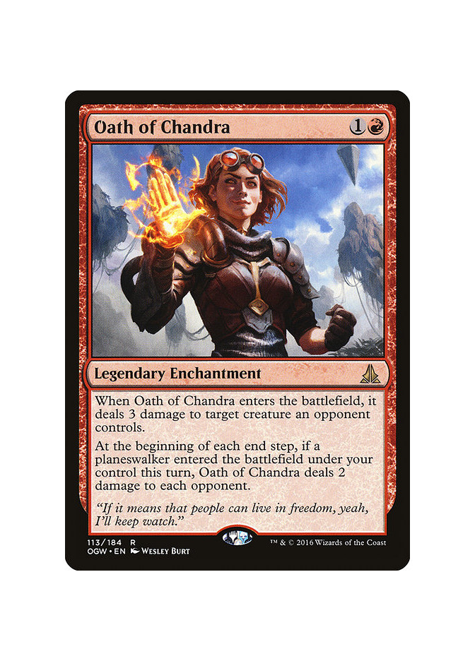 Oath of Chandra - Foil