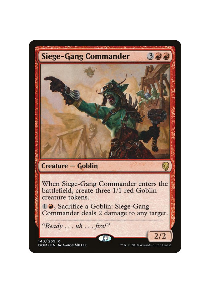 Siege-Gang Commander - Foil