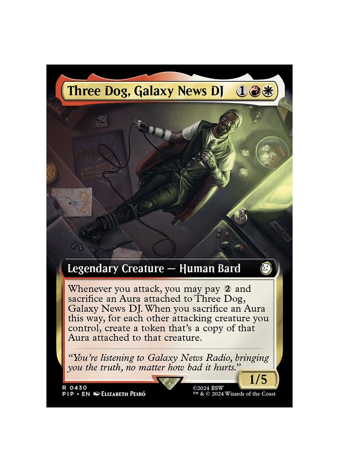 Three Dog, Galaxy News DJ - Foil