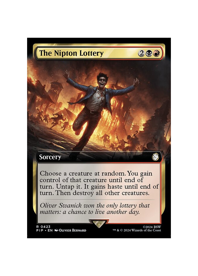 The Nipton Lottery - Foil